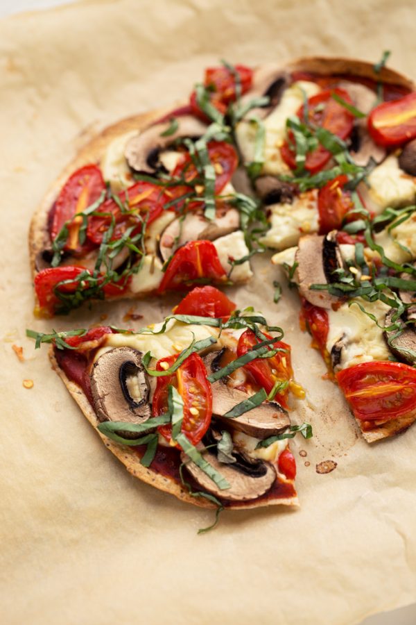 Cauliflower Vegetable Pizza