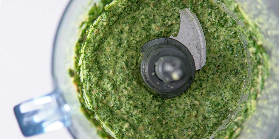 healthy pesto sauce recipe for meal prep 