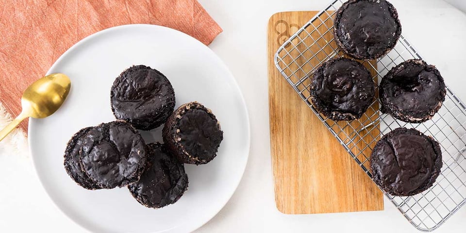 cooling black bean brownies for meal prep 