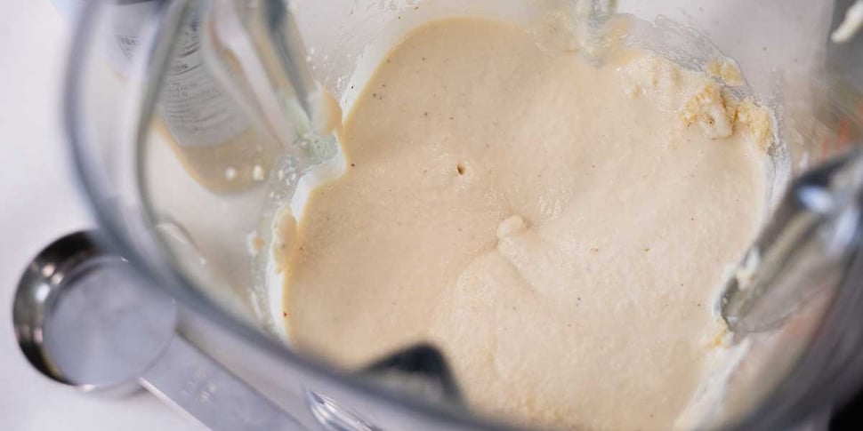 keto pancake batter in blender 