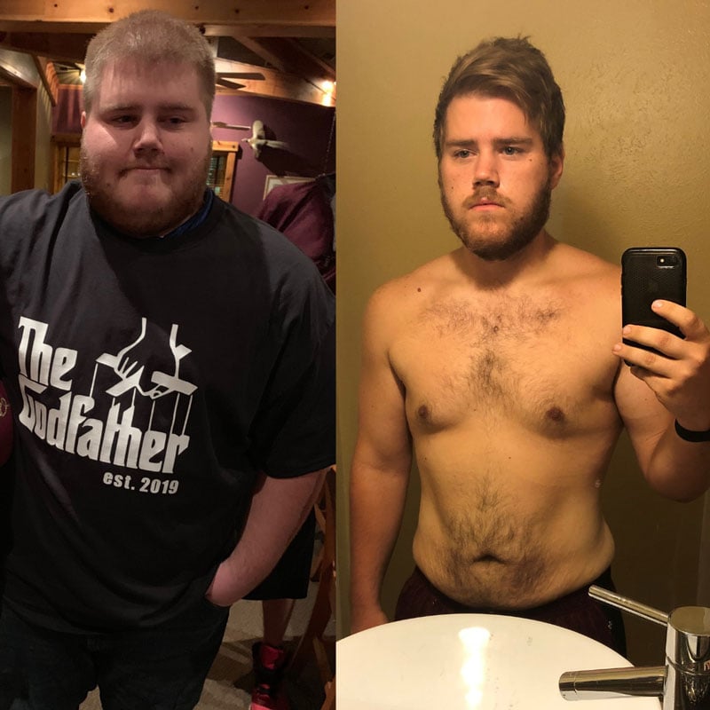 Joseph lost over 100lbs