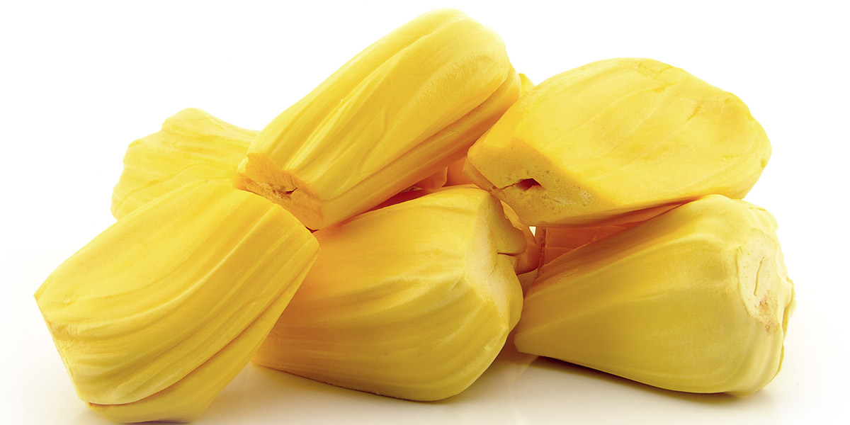 peeled jackfruit pieces