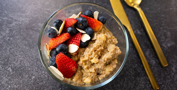 apple pie quinoa breakfast bowl recipe 