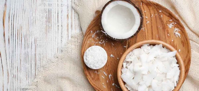 shredded coconut fresh bowl