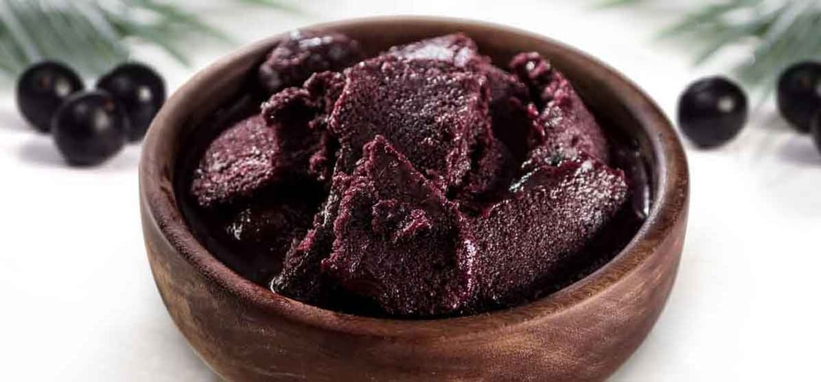 unsweetened acai berry puree fruit bowl