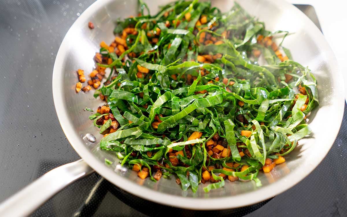 Vegetarian-Sweet-Potato-And-Greens-Breakfast-Hash-Recipe